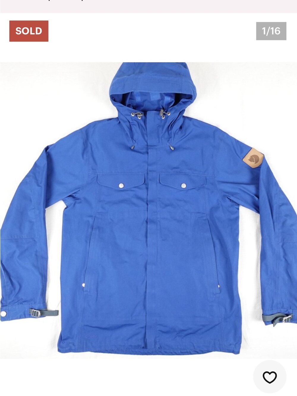 Fjallraven Greenland Half Century Jacket Men's Medium Water Resistant Outdoor
